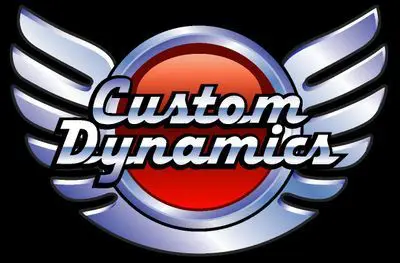 A logo of custom dynamics is shown.