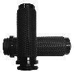 A pair of black grips that are on top of each other.